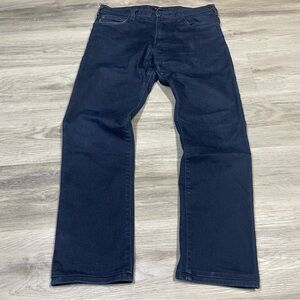 Armani Jeans Men's Midnight Blue Straight-Leg Denim sz 34